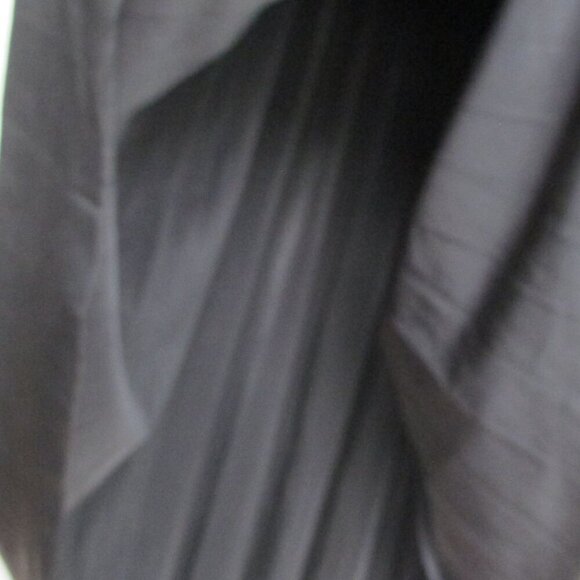 Pull&Bear Faux Leather Long Black Skirt Elastic Waist - Size US M - Picture 7 of 8